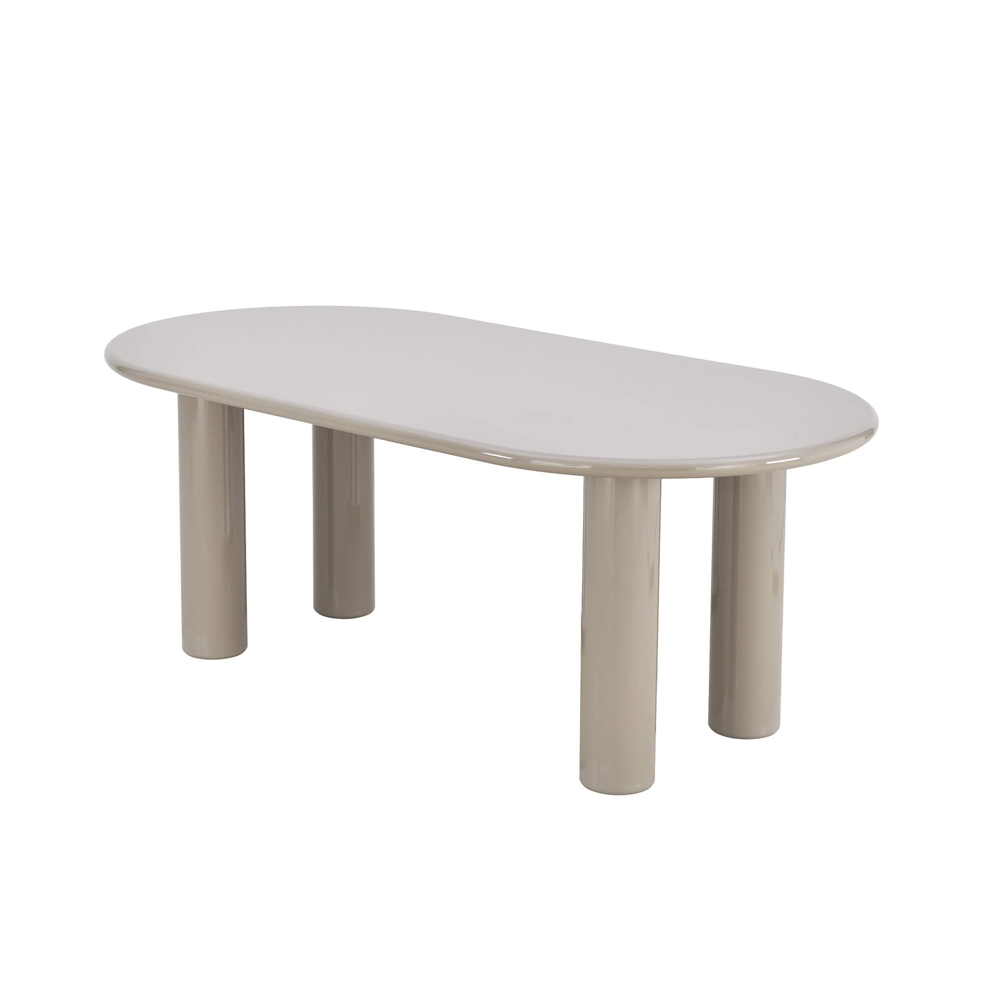 Nori - Dining Table - Lacquered - Beige