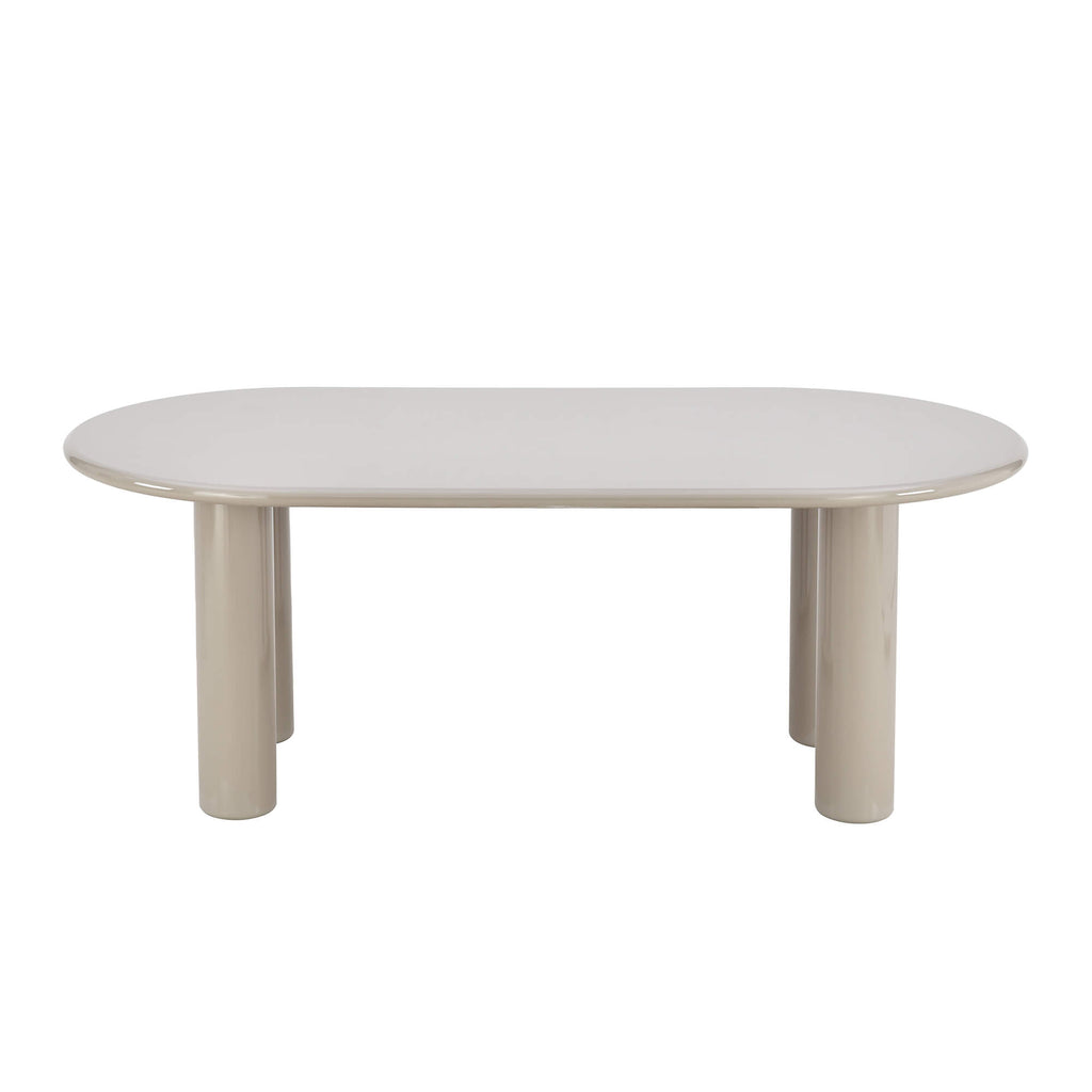 Nori - Dining Table - Lacquered - Beige