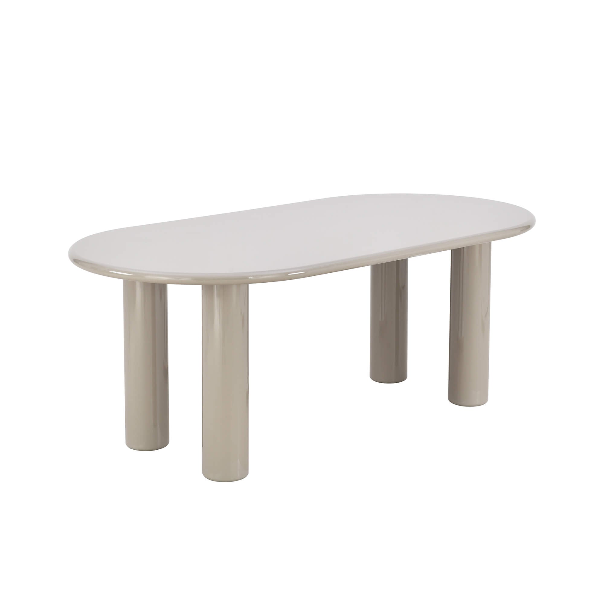 Nori - Dining Table - Lacquered - Beige