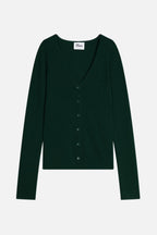 Cardigan Col V - Norma - Cyprès