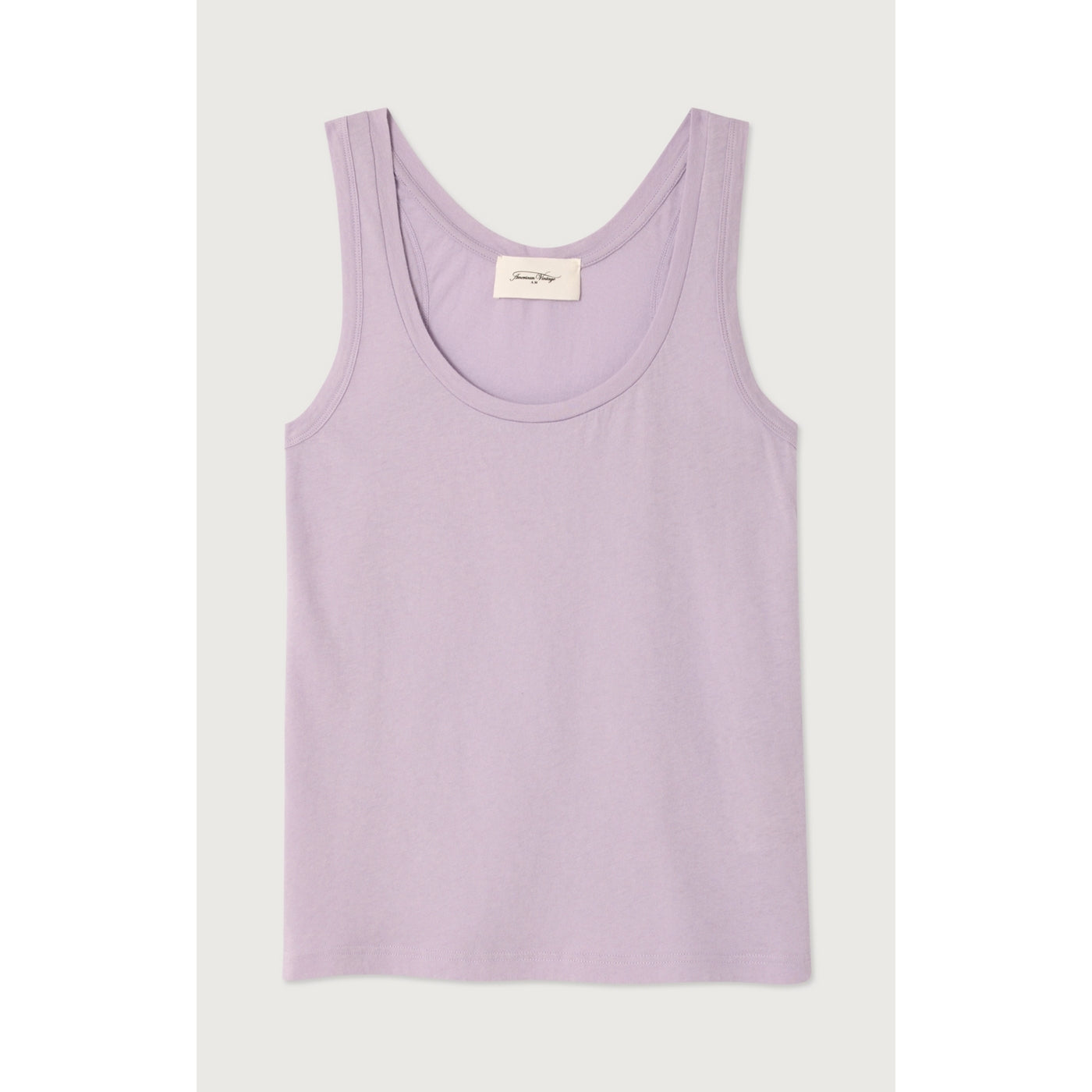 Strappy Round-Neck Vest Top - Lilac - Women
