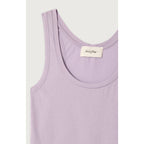 Strappy Round-Neck Vest Top - Lilac - Women