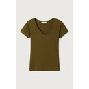 Fitted V-Neck T-Shirt - Amazon - Women