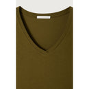 Fitted V-Neck T-Shirt - Amazon - Women