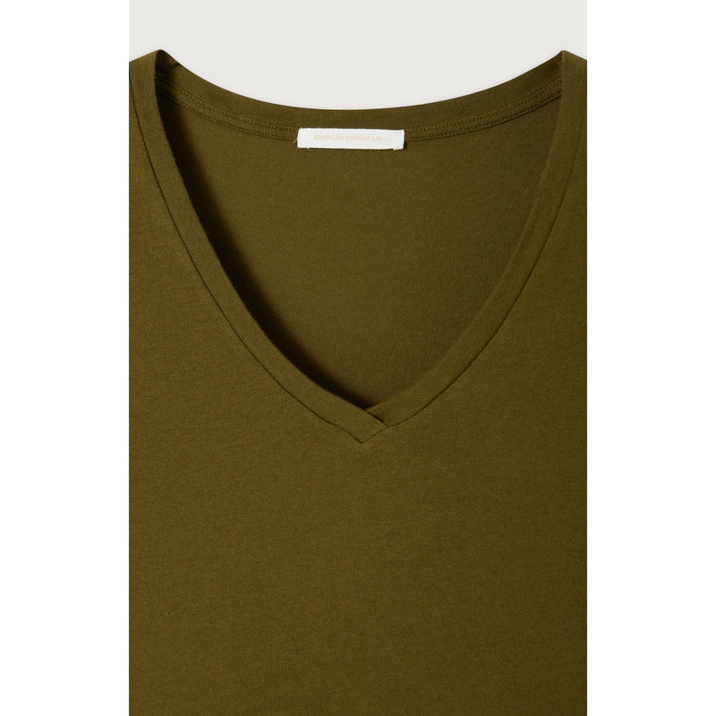 Fitted V-Neck T-Shirt - Amazon - Women