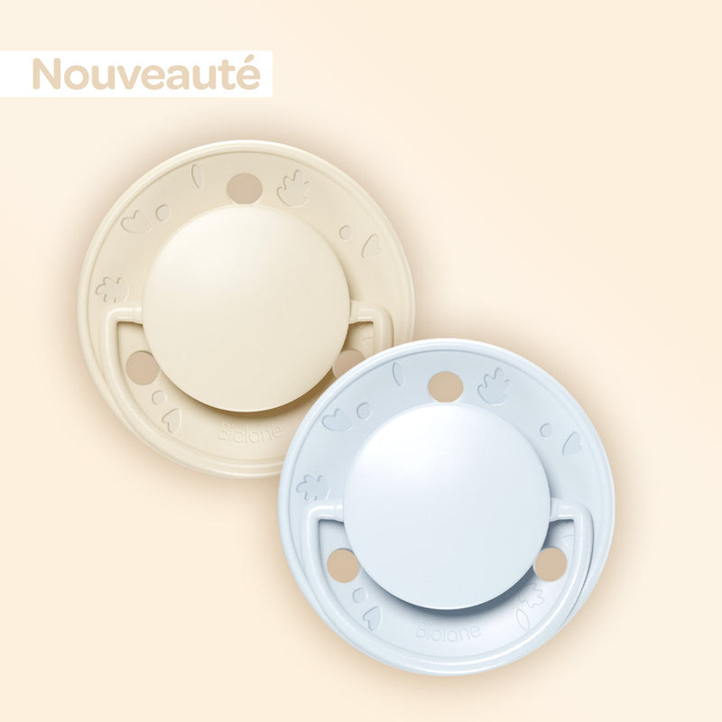 Lot De 2 Sucettes Rondes 0-6 Mois