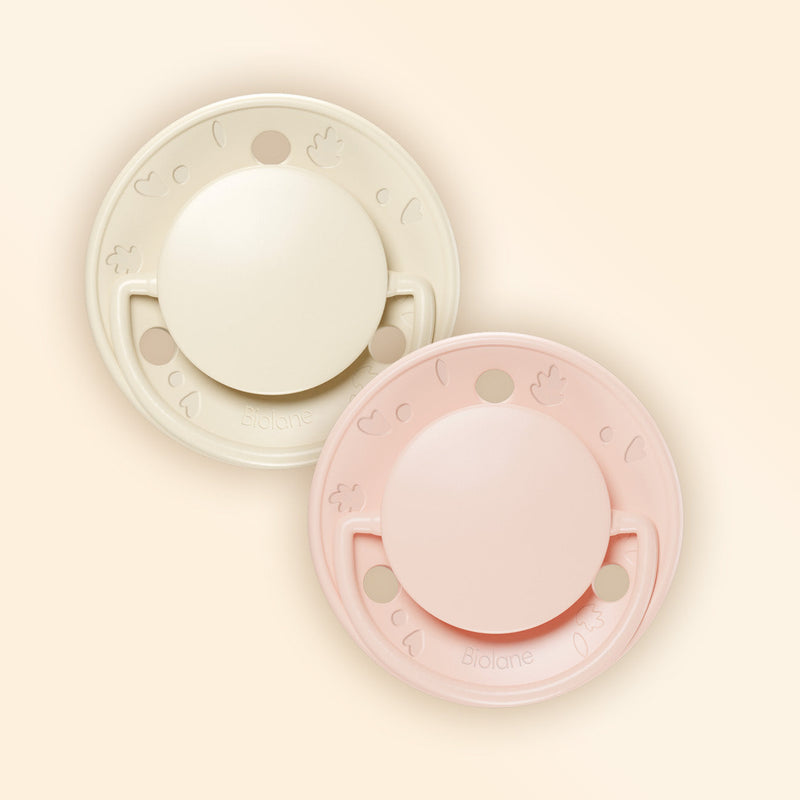 Lot De 2 Sucettes Rondes +6 Mois