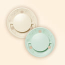 Lot De 2 Sucettes Rondes +6 Mois