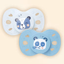 Set of 2 Anatomical Animal Pacifiers