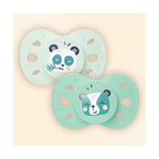 2-pack anatomiska nappar Djur