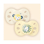 2-pack anatomiska nappar Djur