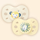 Set of 2 Anatomical Animal Pacifiers