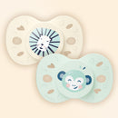 Set of 2 Anatomical Animal Pacifiers