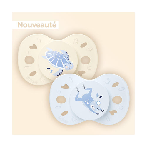 Set of 2 Anatomical Animal Pacifiers