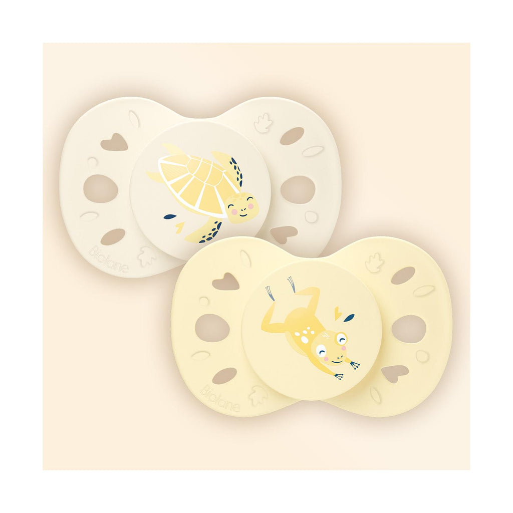 2-pack anatomiska nappar Djur