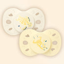 Set of 2 Anatomical Animal Pacifiers