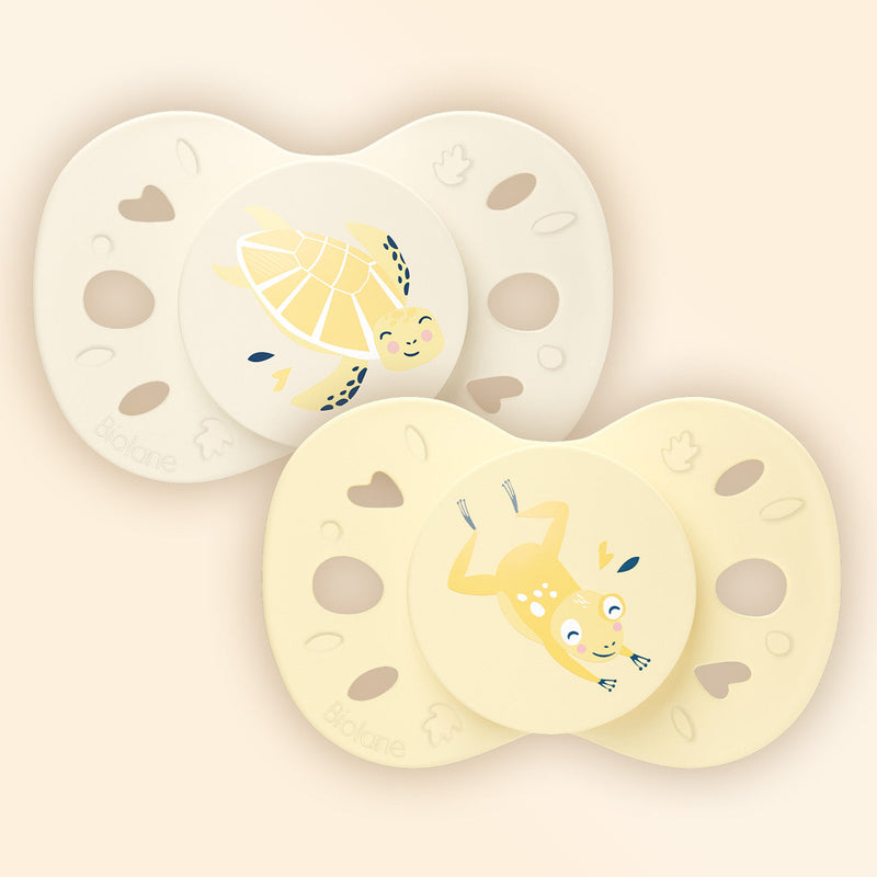 Set of 2 Anatomical Animal Pacifiers