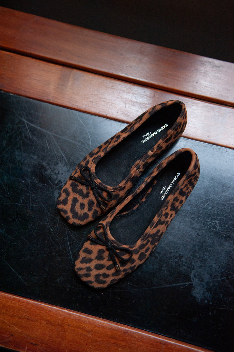 Ballerines - Cuir Leopard - Carmen