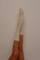 Chaussettes Laine Alpaga - Crème
