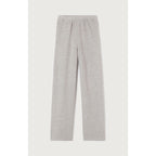 Pantalón de Chándal Recto - Gris Jaspeado - Mujer