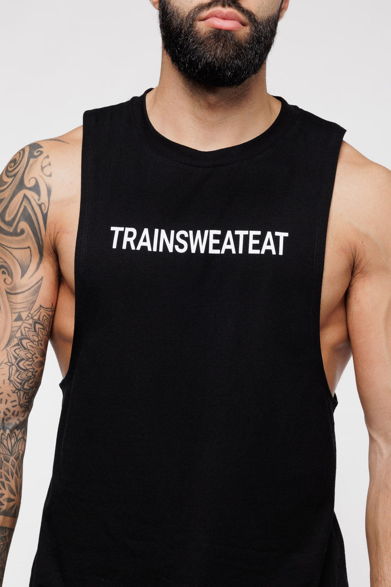 Debardeur Drop Arm Relaxed - Noir