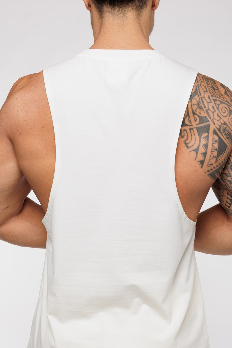 Debardeur Drop Arm Relaxed - Crème