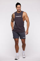 Debardeur Drop Arm Relaxed - Anthracite