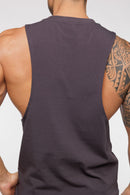 Debardeur Drop Arm Relaxed - Anthracite