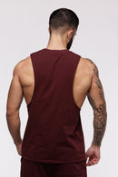 Debardeur Drop Arm Relaxed - Raisin