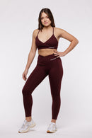 Brassière Crossed Ajustable - Raisin