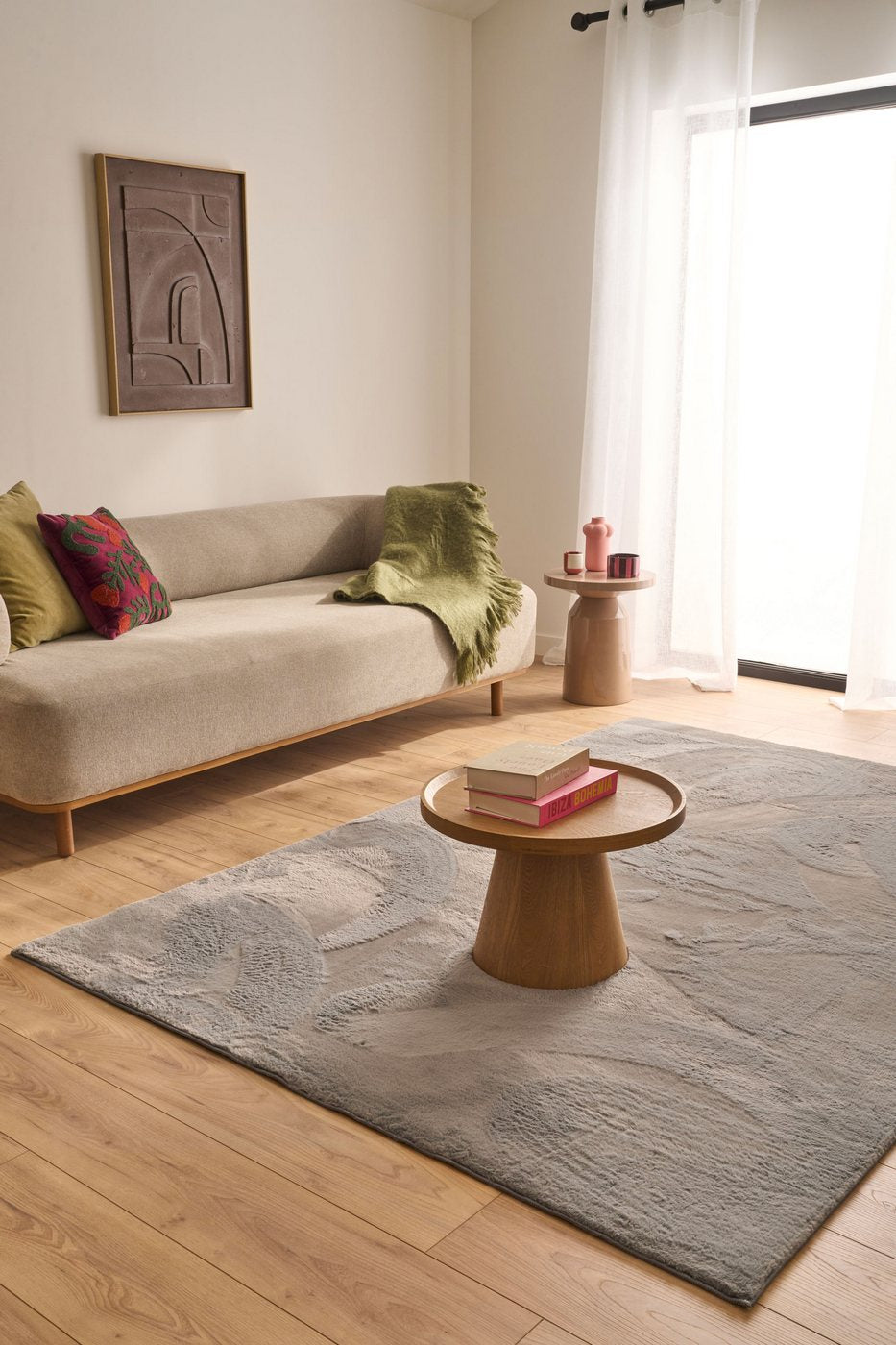 Nube - Tapis D'Intérieur - Polyester - Anthracite
