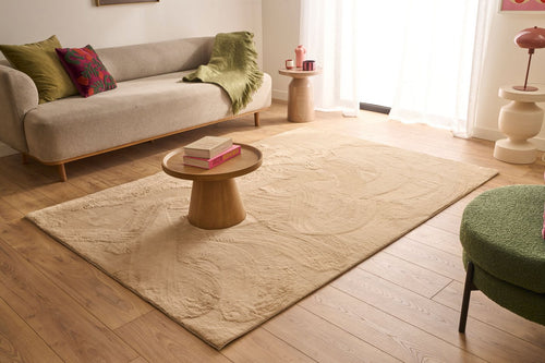 Tapis Nube 6000 - Motif Uni - Beige - Intérieur