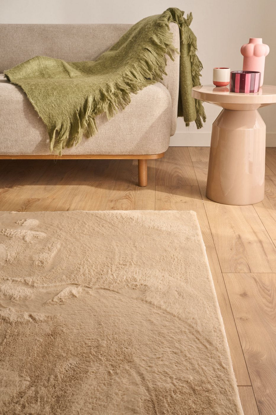 Nube - Tapis D'Intérieur - Polyester - Beige