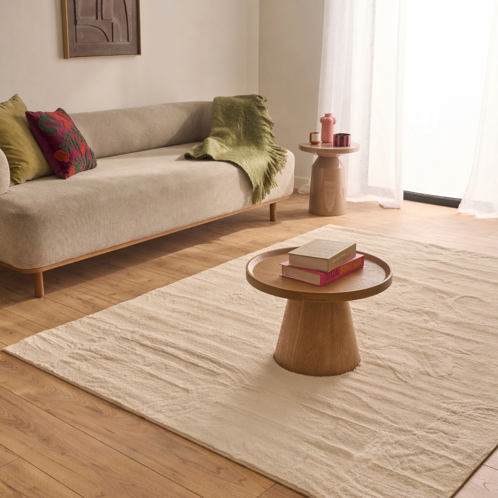 Nube - Tapis D'Intérieur - Polyester - Crème