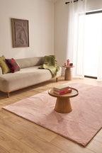 Tapis Nube 6000 - Motif Uni - Rose - Intérieur