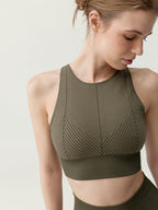 Top Nube - Khaki/Biszkoptowy - Damski