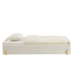 Nui - Children’s Bed - Beige Bouclé Fabric
