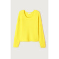 Jersey abombado de cuello redondo - Mimosa jaspeado - Mujer