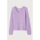 Jersey con bola y cuello redondo - Orchidee Chine - Mujer