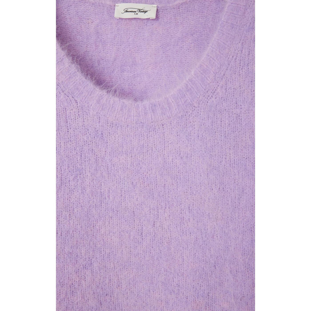 Maglione a palloncino girocollo - Orchidea mélange - Donna