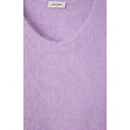 Maglione a palloncino girocollo - Orchidea mélange - Donna