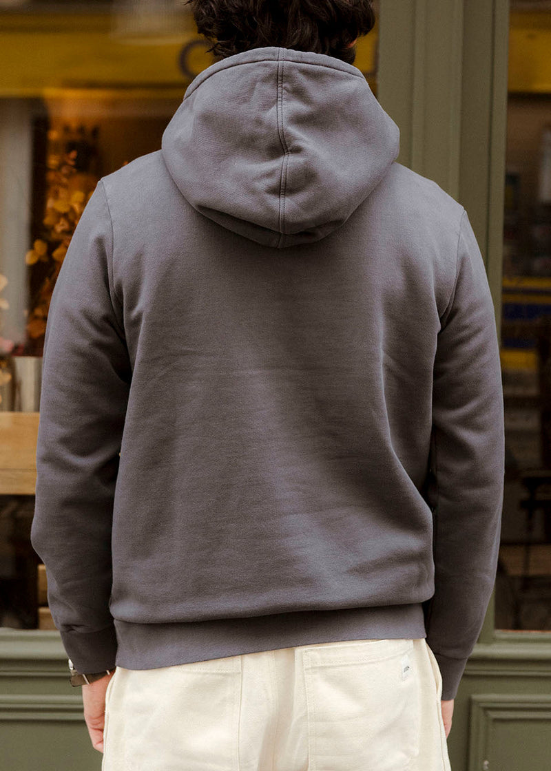 Hoodie - Charcoal Grey 100% Cotton
