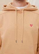 Hoodie - Camel 100% Cotton