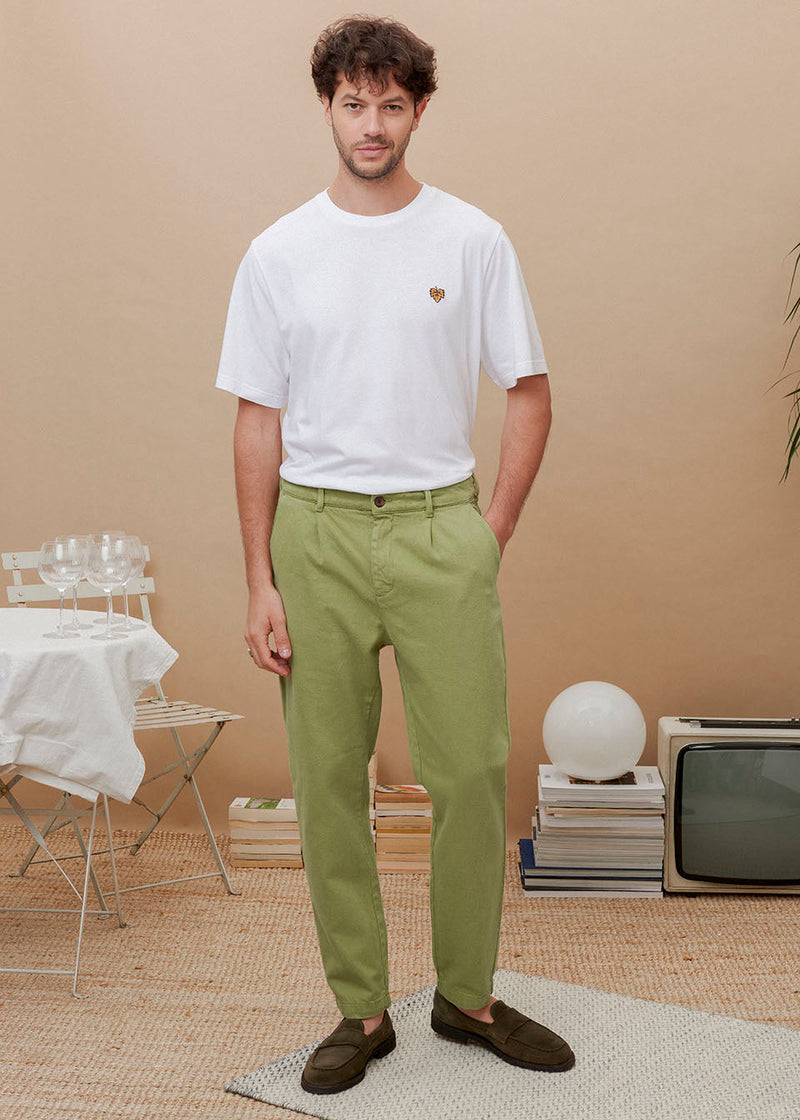 Relax Twill Pants - Olive