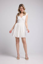 Short Dress - White