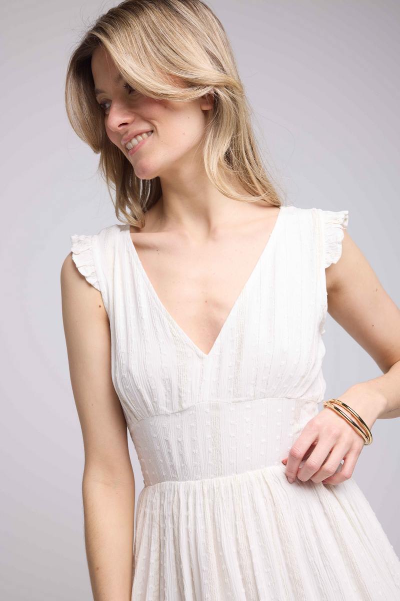 Short Dress - White