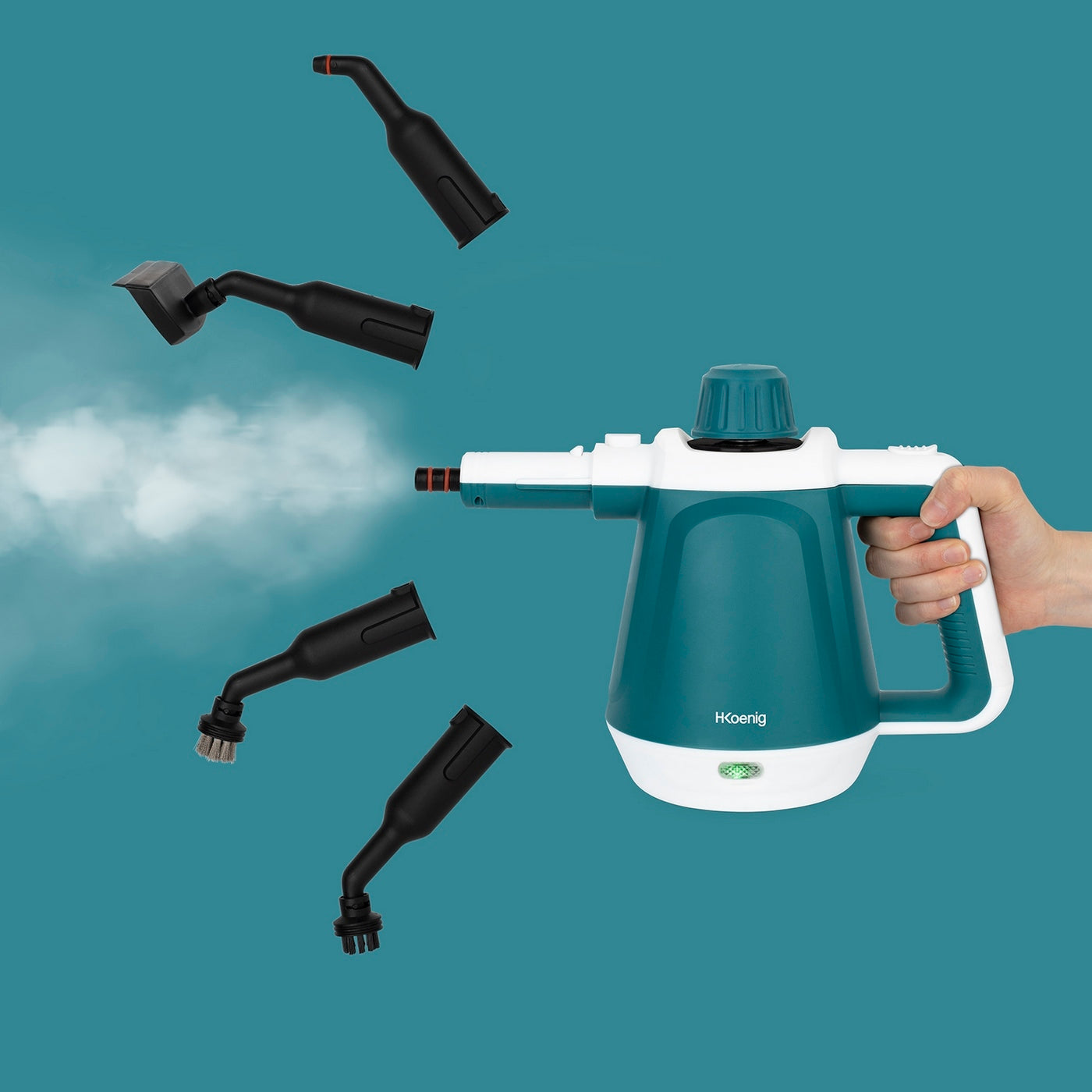 Handheld Steam Cleaner - Blue/White/Black