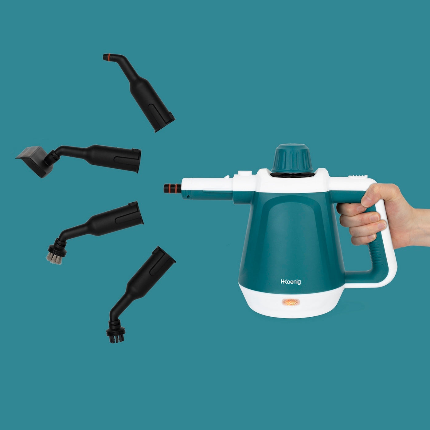 Handheld Steam Cleaner - Blue/White/Black