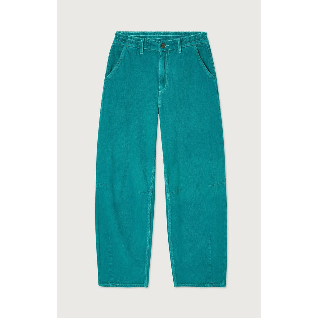 Pantalón Largo de 5 Bolsillos - Esmeralda Sobremate - Mujer