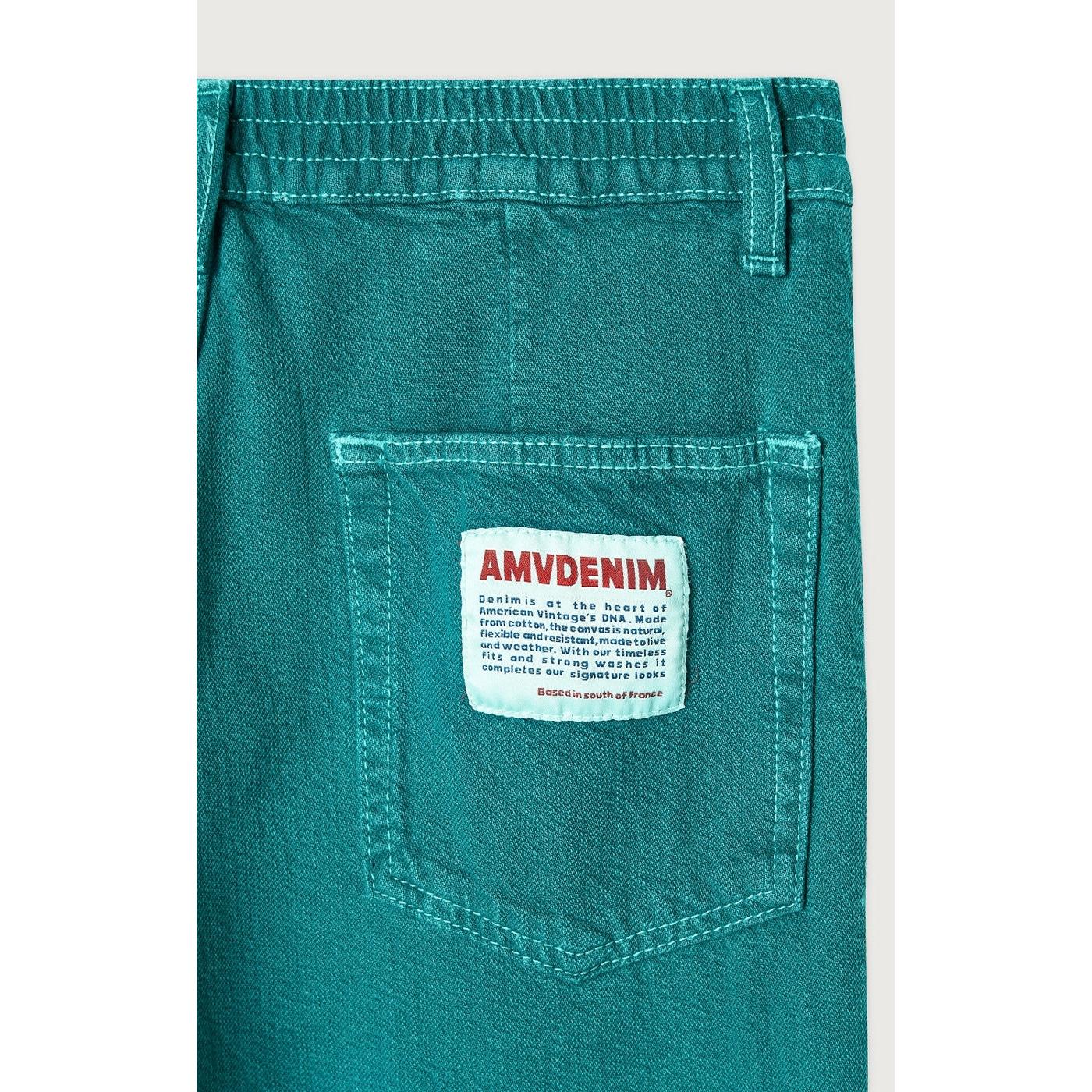 Pantalón Largo de 5 Bolsillos - Esmeralda Sobremate - Mujer